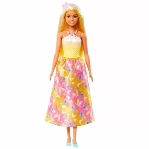 Barbie Princess yellow and pink outfit