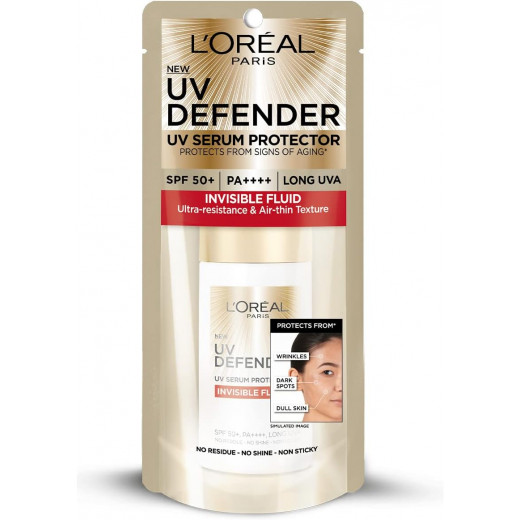 L'Oréal Paris UV Defender Invisible Fluid Sunscreen, 50 Ml