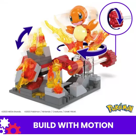 Pokemon Charmander's Fire-Type Spin Set