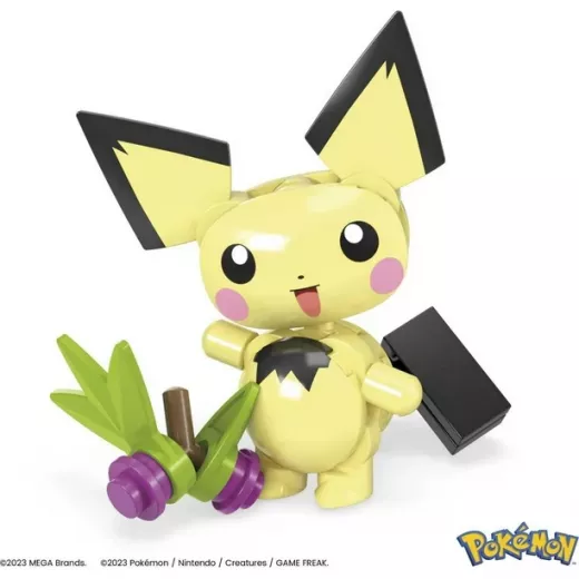 Mega Construx Pokémon Building Set - Pichu's Forest Forage