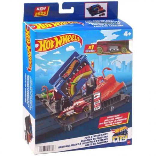 Hot Wheels City Fuel Station Shift Track Set