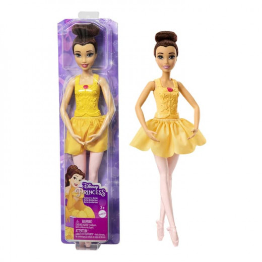 Disney Princess Toys, Ballerina Belle Doll - Yellow | Barbie