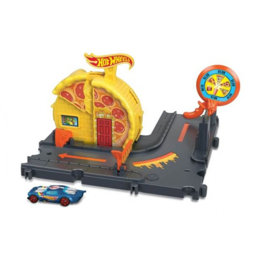 Mattel Hot Wheels City Speedy Pizza Pick-Up