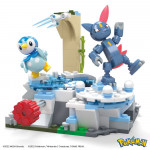 Pokémon Mega Construx Construction Set Piplup and Sneasel’s Snow Day