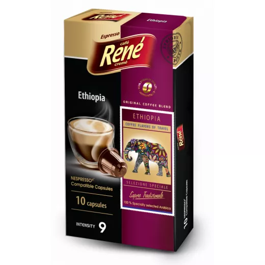 Rene Instant Coffee Capsules Espresso Ethiopia 10 Capsules 50g Poland