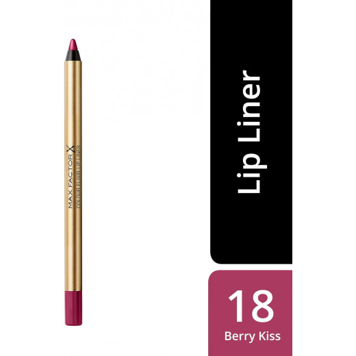 Max Factor Colour Elixir Lip Liner, 18 Berry Kiss, 1.2 g