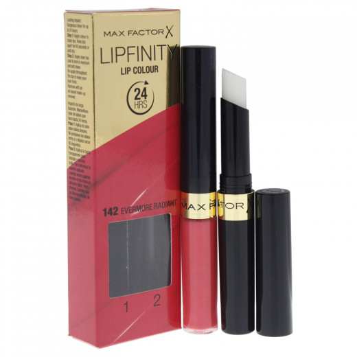 Max Factor Lipfinity Lipstick with Gloss, Everymore Radiant 142