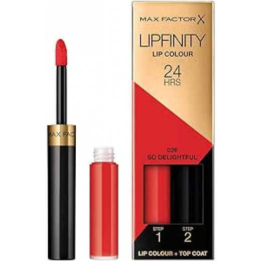 Max Factor Lipfinity Long-Lasting Two Step Lipstick 26 So Deli Delightful