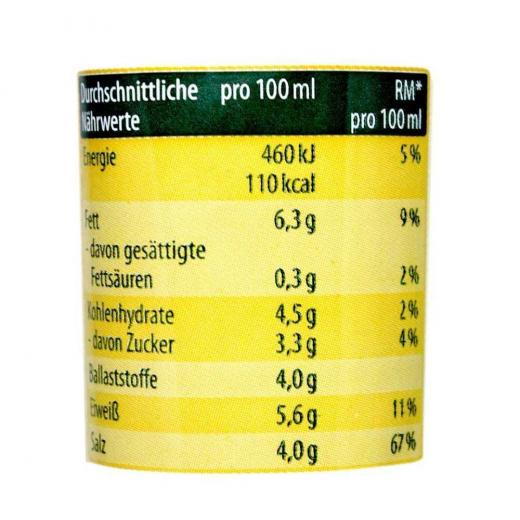 Kühne Mittelscharfer Senf 250ml/ Mild Mustard