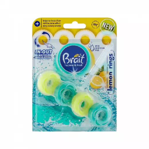 Brait toilet cube Hygiene&Fresh Lemon Rings 40g