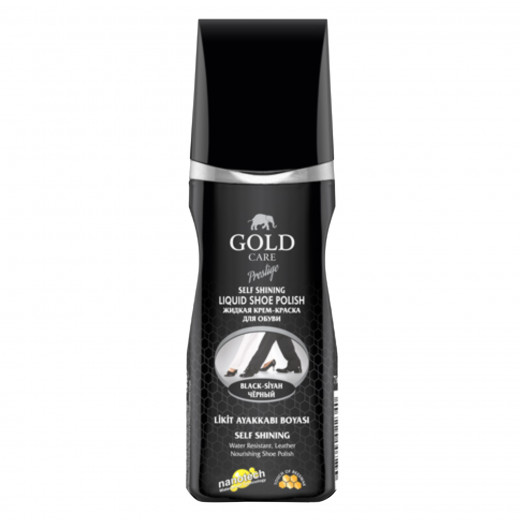 GoldCare Prestige Black Liquid Shoe Polish 75 ml