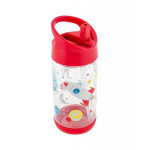 Stephen Joseph Space Rocket Clear Flip Top Water Bottle