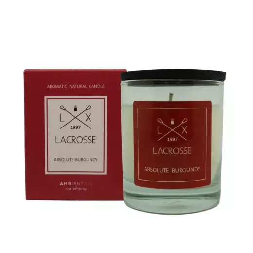 Ambientair Scented Candle Glass Lacrosse, ABSOLUTE BURGUNDY