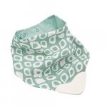 BabyJem Double Sided Poplin Apron Bib With Teether - Green