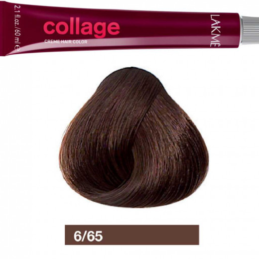 Lakme Collage Cream Mahogany Chestnut Dark Blonde Hair Color 6/65