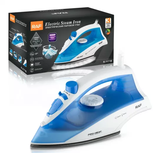 RAF Electric Steam Iron and Dry Iron