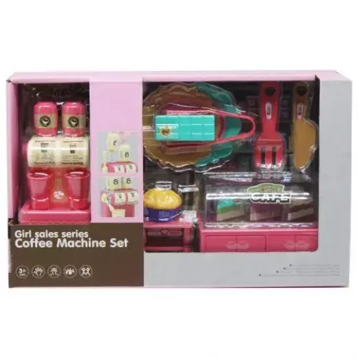 Kids Game Coffee Maker Set Pretend Play