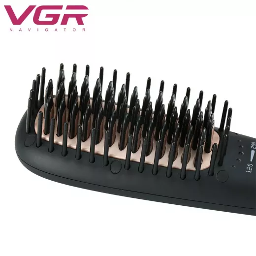 VGR Professional Hair Straightener Comb with Indicator Light