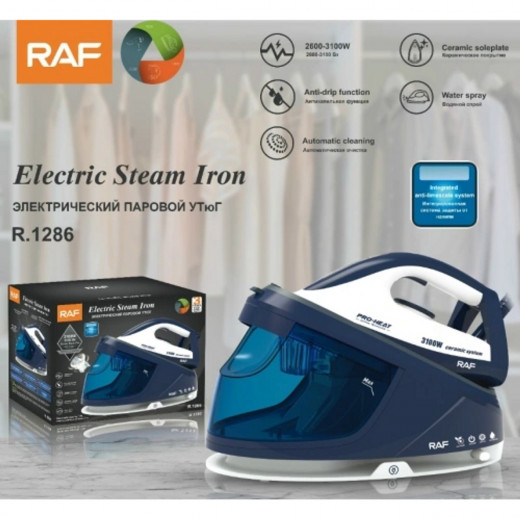 Raf Iron for steam ironing.