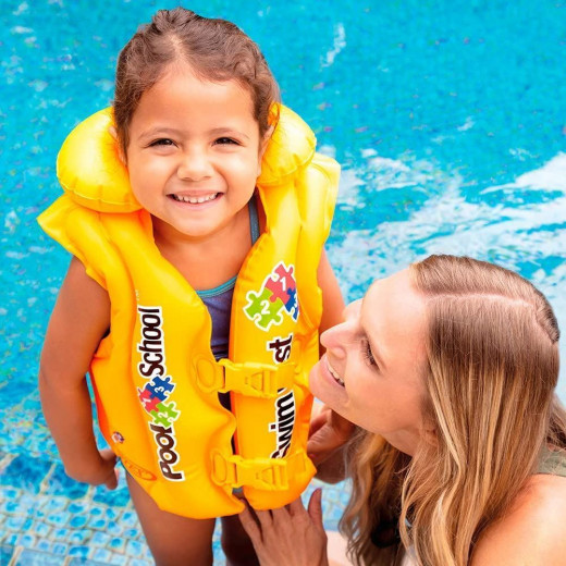 Intex Deluxe Swim Vest Pool School Ages 3-6