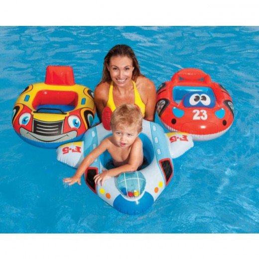 Intex Mat Kid Car Float, 74*58 Cm, Assorted