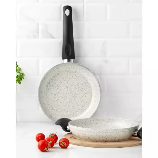 Madame Coco Gordes Granite Look 2 Piece Pan and Dish Set