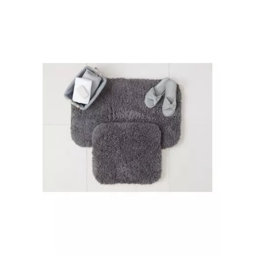 Madame Coco Sheep Bath Mat  Anthracite  50x80+45x50 Cm