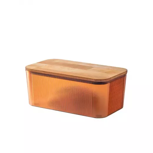 Madame Coco Eolya Wooden Bread Box with Lid