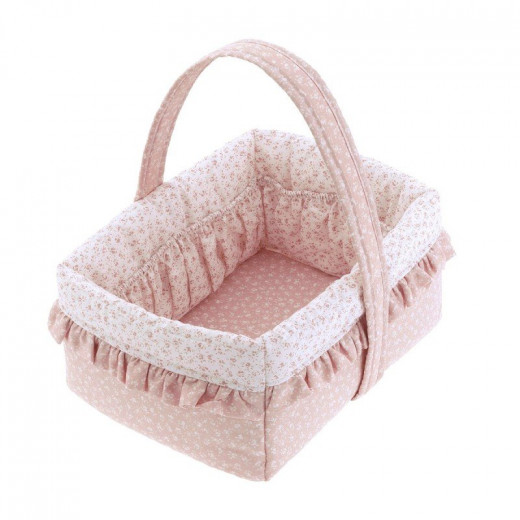 Cambrass Layette Basket  Liberty Pink