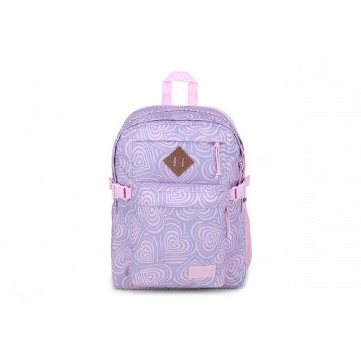 JanSport Main Campus Backpack, Heavenly Hearts Pink