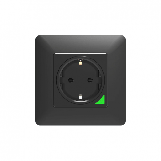 MOES Tuya Smart Wall Socket WiFi Socket, Black