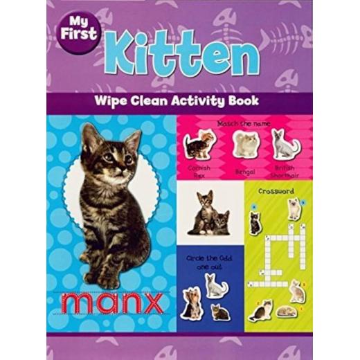 My First Kitten Wipe Clean Activity Book North Parade