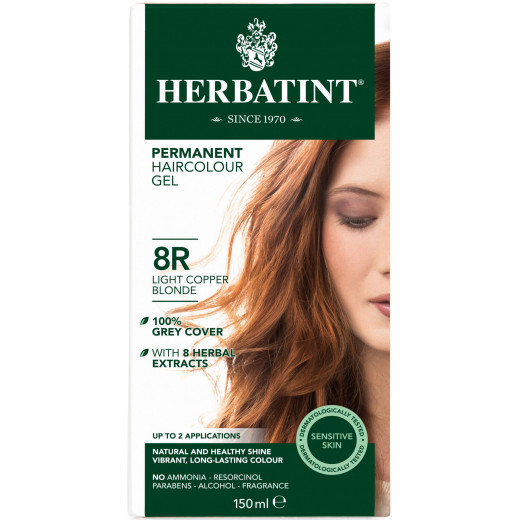 Herbatint  Mahogany 8R Light Copper Blonde ( 150 ml )