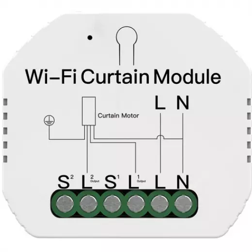 Moes WiFi Mini DIY Smart Curtain Switch Module APP Voice Control Electric Curtain Motor Relay