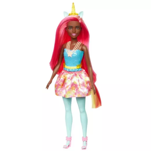 Barbie Dreamtopia Unicorn with Pink Horn and Blue Hair