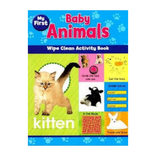 Baby Animals Wipe Clean Activity Book