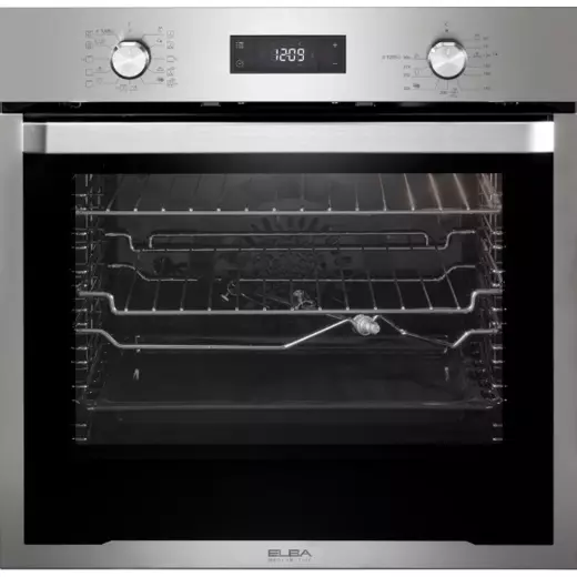 Elba Electric Oven Built-in 11 Functions With Black Glass Door And 2 Fans