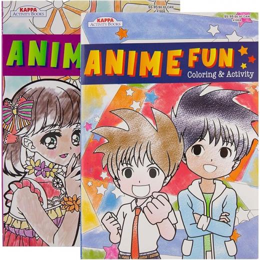 Kappa Anime Fun Coloring & Activity Book