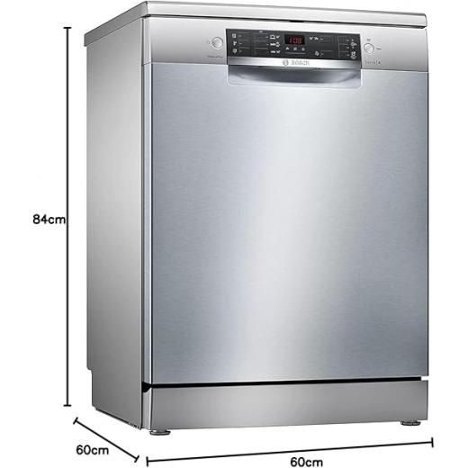 Bosch Dishwasher 6Prog 60cm Serie4 A++ 9.5Lit S.Steel 3rd Rack Extra Clean Zone