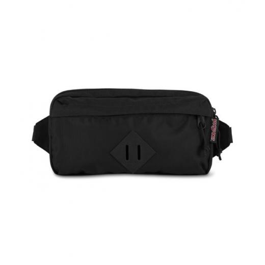 JanSport Waisted Fanny Pack in Black Ballistic Nylon