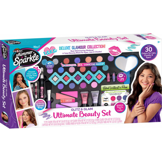 Car-Z-Art Shimmer N Sparkle Glitz & Glam Ultimate Beauty Set SNS