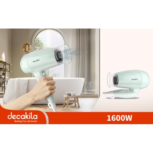 Decakila Kehs007w Electric Hair Dryer Blower With Foldable Handle 1600w