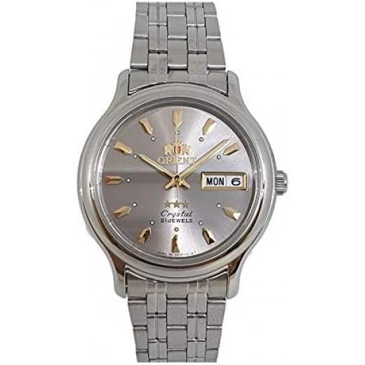 Orient Automatic Water Resistant Watch with Stainless Steel Strap for Men