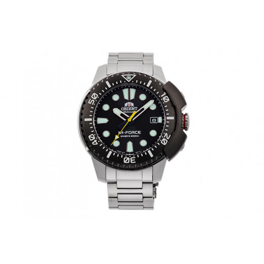 Orient M-Force Watch Automatic Black Dial Men's