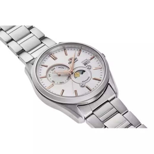 Orient  Automatic Analog Steel White Dial Men's Watch