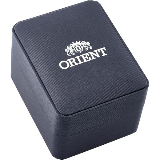 Orient Automatic Black Dial Rubber Band Watch For Men