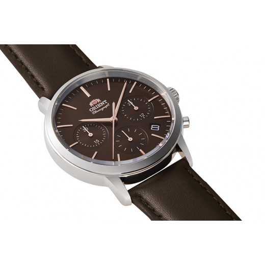 Orient Quartz Contemporary Watch, Leather Strap