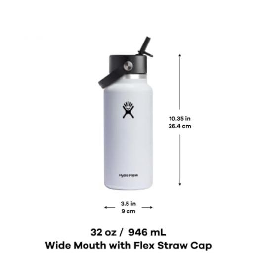 Hydro Flask Wide Flex Straw Cap Oat 32 Oz