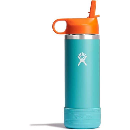 Hydro Flask 18 Oz Kids Wide Mouth Straw Cap Seaspray