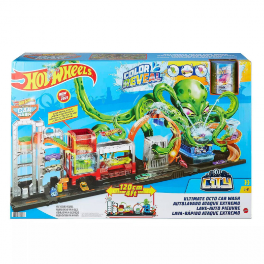 Hot Wheels Ultimate Octo Carwash Playset